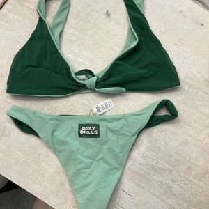 Daily Drills Reversible terry bikini